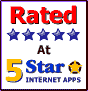 5 star rating at 5-star Shareware